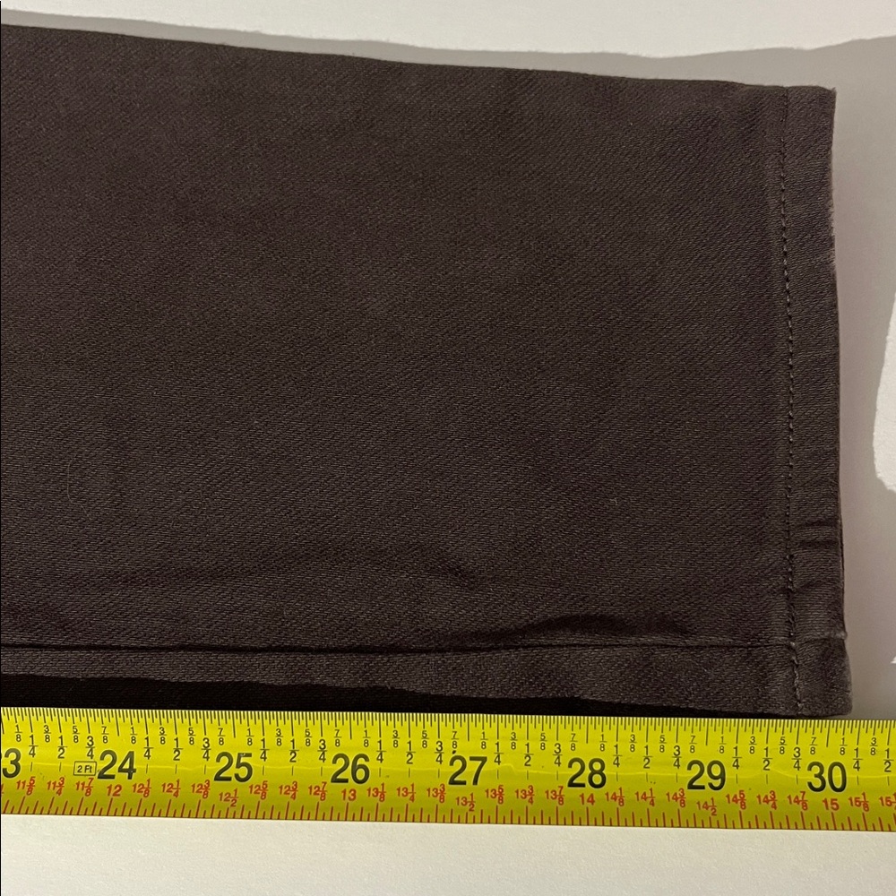 Chico's Platinum Denim Knit Jean Cocoa Bean Brown sz 2 Regular NEW! Straight Leg - Picture 6 of 6